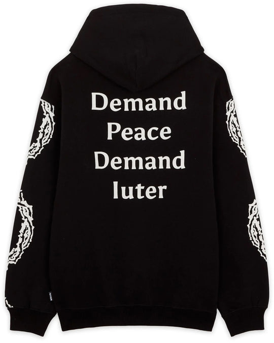  Iuter Felpa Thorns Hoodie Black Uomo Nero