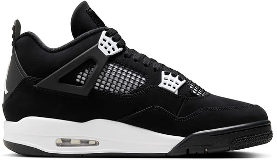  Jordan 4 Retro Shoes Bianco Tuono Uomo Nero