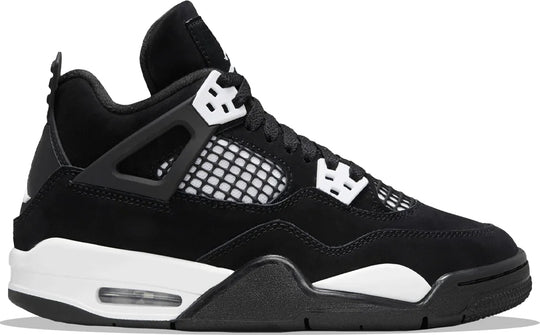  Jordan 4 Retro Bianco Thunder Gs Uomo Nero