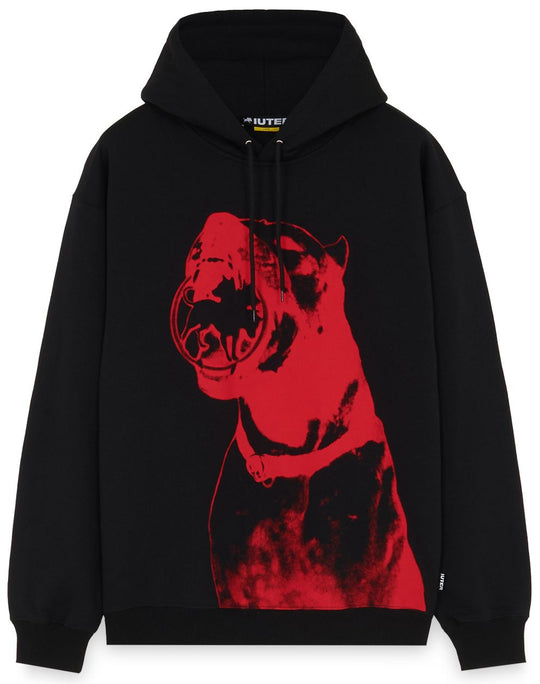  Iuter Felpa Club Dogo Breed Hoodie Black Uomo Nero