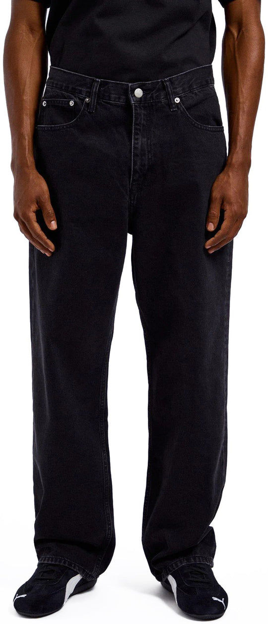  Dr Denim Jeans Omar Worn Black Dr. Denim Uomo