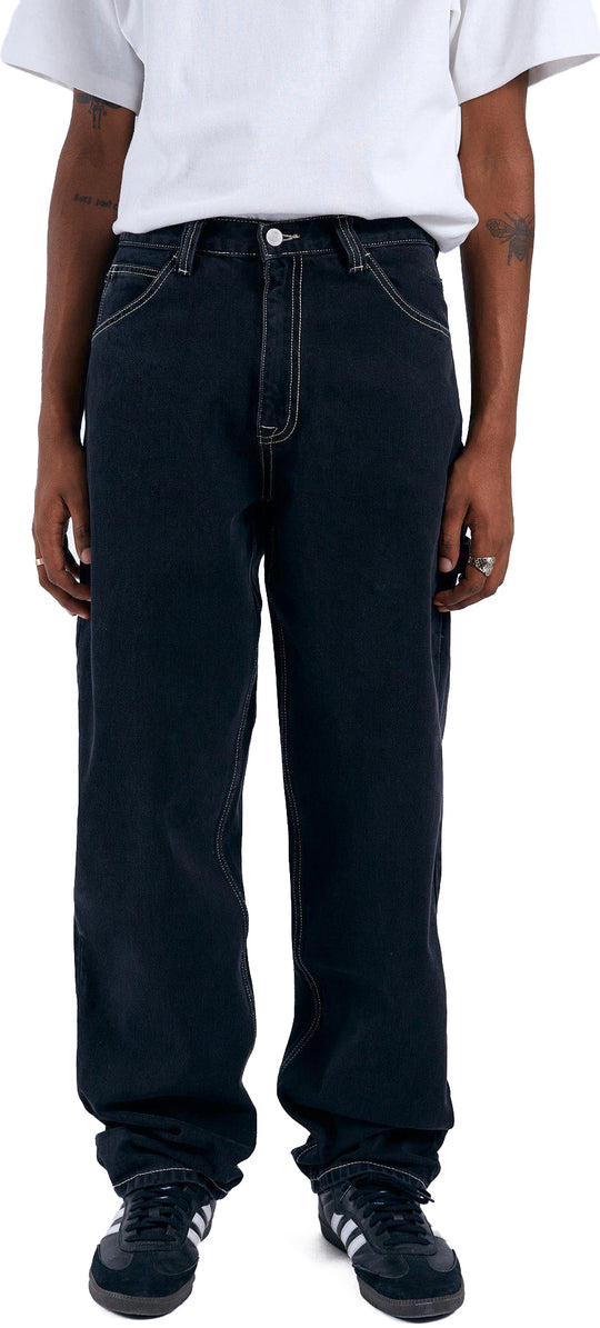  Dr Denim Jeans Colt Worker Black Used Contrast Dr. Denim Uomo