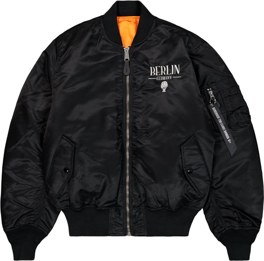  Alpha Industries Giacca Ma-1 Berlin Candy Bomber Black Uomo
