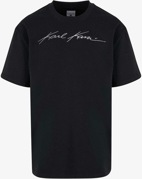  Karl Kani T-shirt Autograph Heavy Bocy Tee Black Uomo