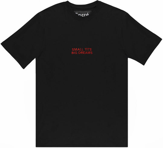  Encrè T-shirt Small Tits Big Dreams Black Uomo