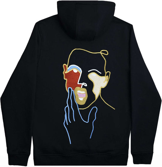  Encrè Felpa Auguste Hoodie Black Uomo