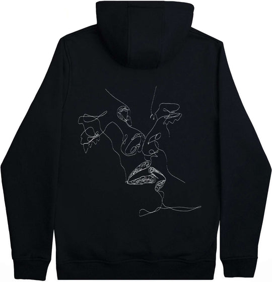  Encrè Felpa L'ame Reveuse Hoodie Black Uomo