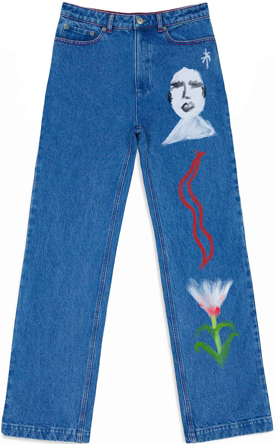  Encrè Jeans Celeste Blue Denim Uomo