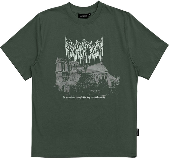  Wasted Paris T-shirt Vault Tee Granite Green Uomo Granitegreen