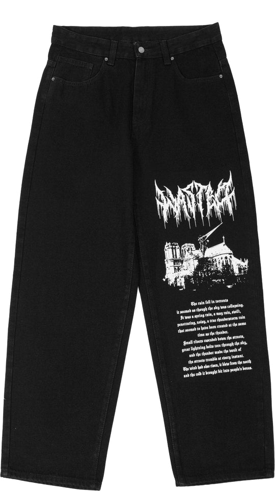  Wasted Paris Jeans Vault Casper Pants Black Uomo