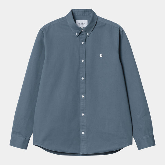  Carhartt Wip Camicia Ls Madison Shirt Positano Wax Uomo