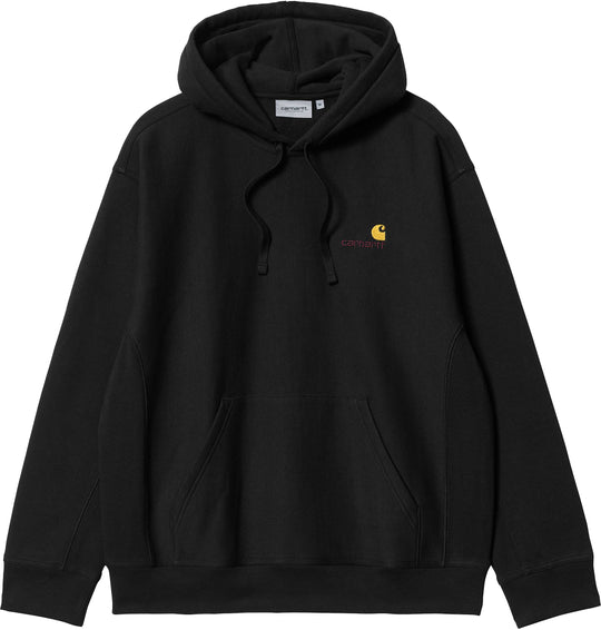  Carhartt Wip Felpa Hooded American Script Sweat Black Uomo