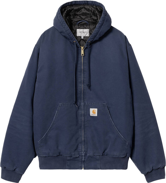  Carhartt Wip Giacca Og Active Jacket Air Force Blue Aged Canvas Uomo