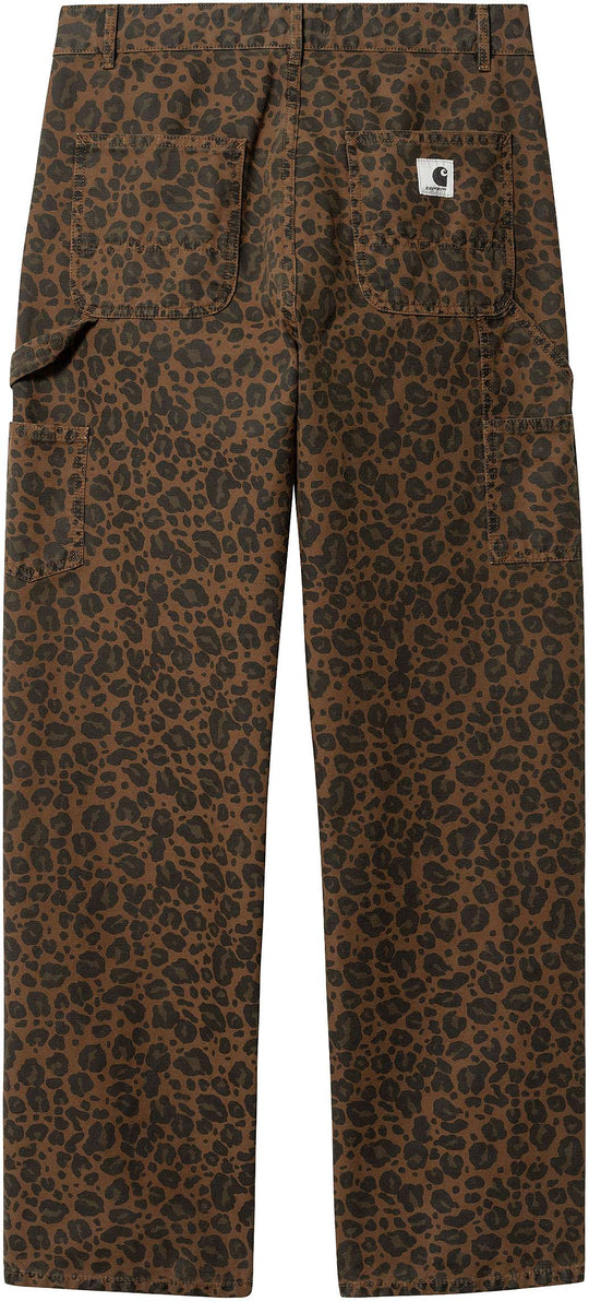  Carhartt Wip Pantalone W Leo Pierce Straight Camo Leo Tamarind Garment Dyed Donna