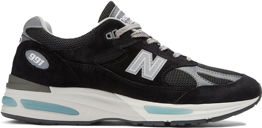  New Balance Scarpe U 991 Bk2 Miuk Shoes Black Smoked Pearl Silver Uomo
