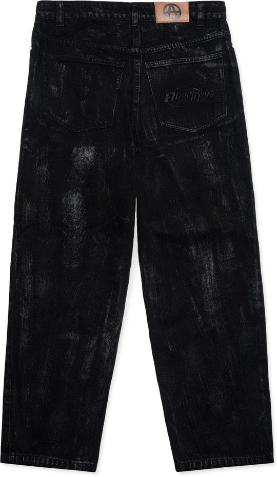 Acupuncture Jeans Paint Jeans Black Uomo