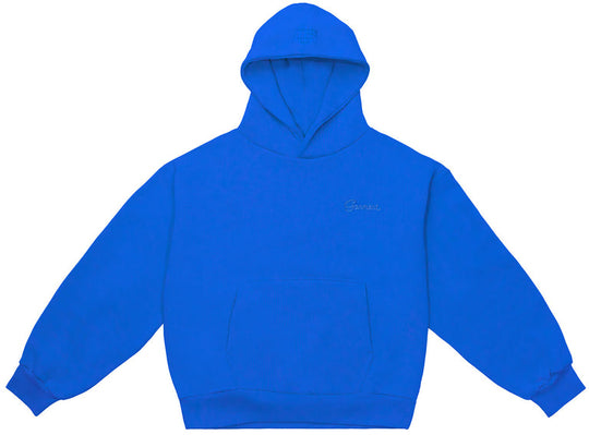  Garment Workshop Felpa Double Layer Hoodie With Double Embroidery Brady Blue Uomo Brady-blue