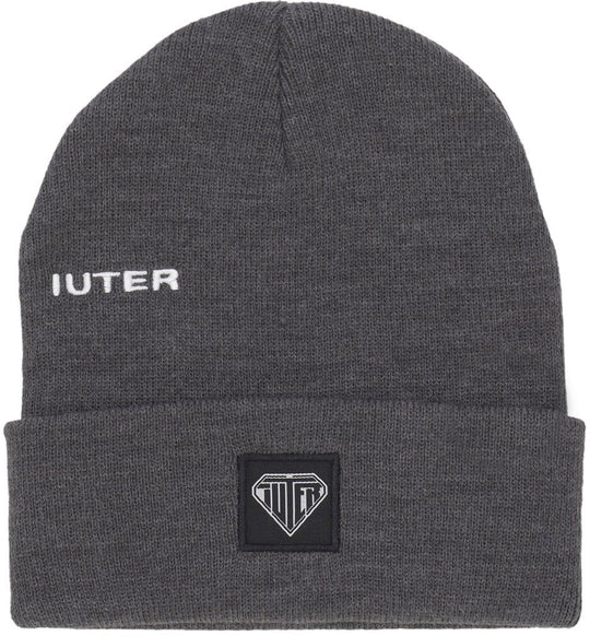  Iuter Cuffia Logo Beanie Asphalt Uomo
