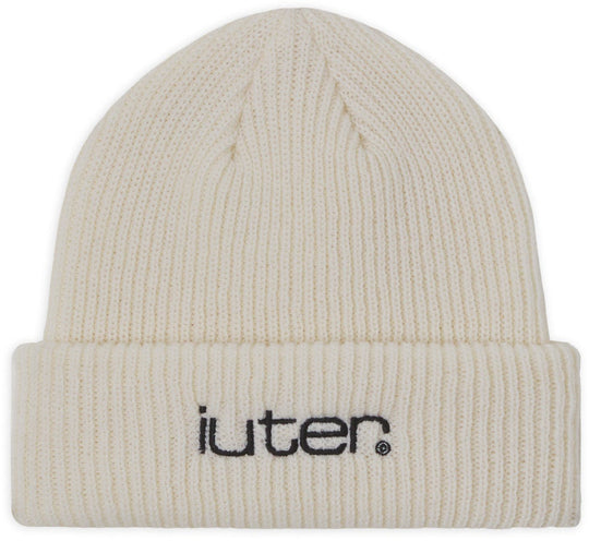  Iuter Cuffia Grid Beanie White Uomo