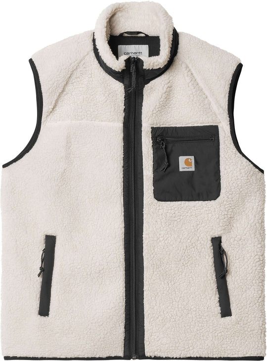  Carhartt Wip Gilet Prentis Vest Liner Moonbeam Black Uomo