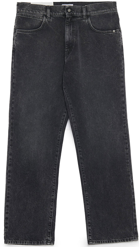  Amish Jeans James Recycled Denim Black Stone Denim Uomo