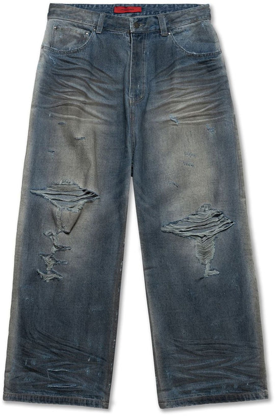  Acupuncture Jeans Ripped Jeans Blue Uomo