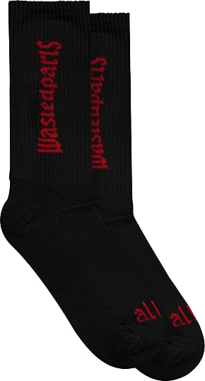  Wasted Paris Calze United Socks Black Uomo