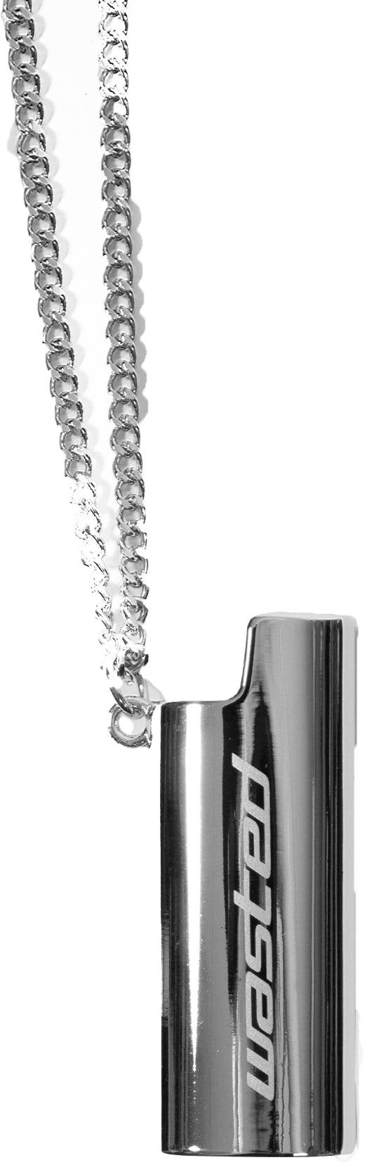  Wasted Paris Porta Accendino Pulse Lighter Holder Silver Uomo