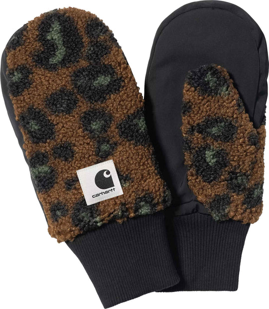  Carhartt Wip Guanti Orla Mitten Camo Leo Jacquard Tamarind Uomo Leojacquard