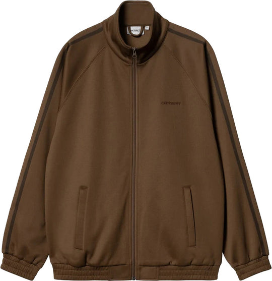  Carhartt Wip Felpa Bolan Jacket Chocolate Tabacco Uomo Chocolatabacco
