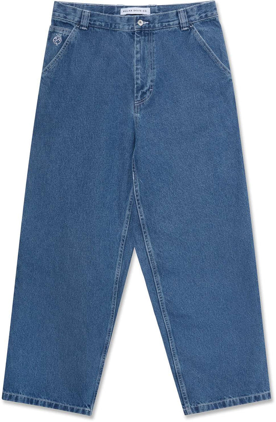  Polar Skate Co. Jeans Big Boy Work Pants Blue Wash Uomo Bluewash