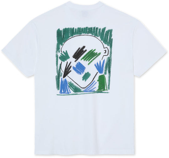  Polar Skate Co. T-shirt Portrait White Uomo