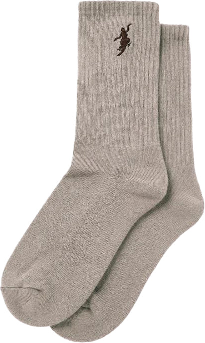  Polar Skate Co. Calze No Comply Socks Sand Brown Uomo