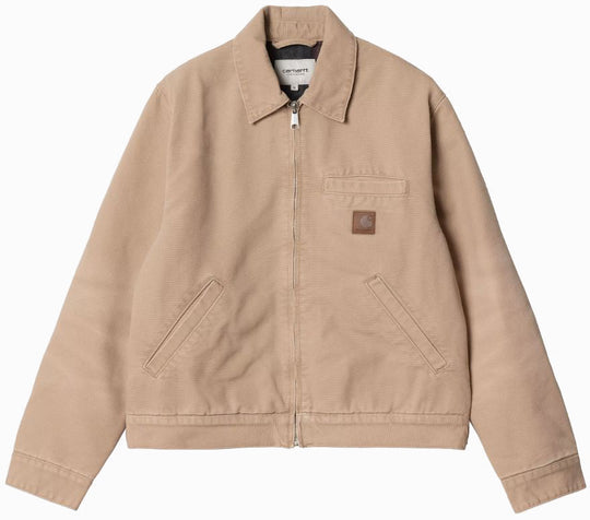  Carhartt Wip Giacca W Dayton Jacket Dusty H Brown Stone Canvas Donna Brownstone