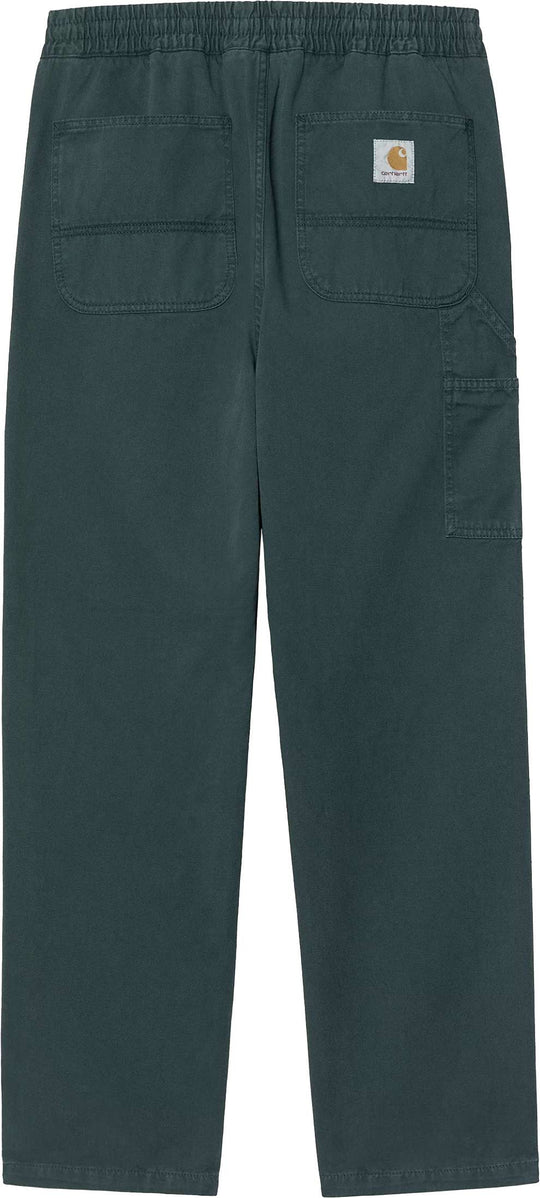  Carhartt Wip Pantaloni Flint Pant Deep Lagoon Garment Dyed Uomo Deeplagoon