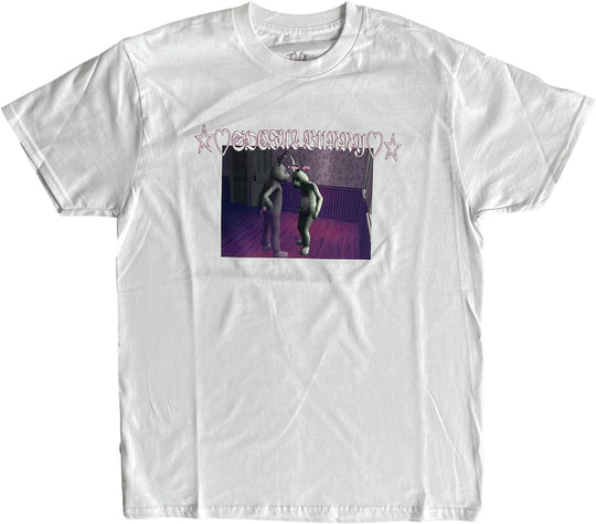  Lovely Death Dreams T-shirt Dmt Ego Bunny Tee White Uomo