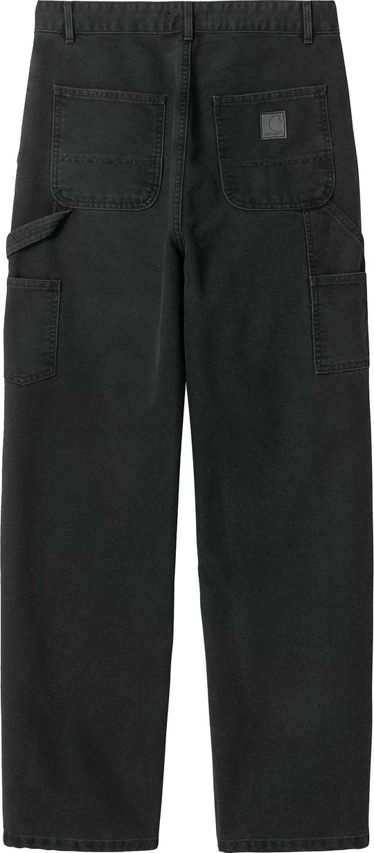  Carhartt Wip Jeans W Pierce Pant Straight Black Stone Canvas Donna Blackstone