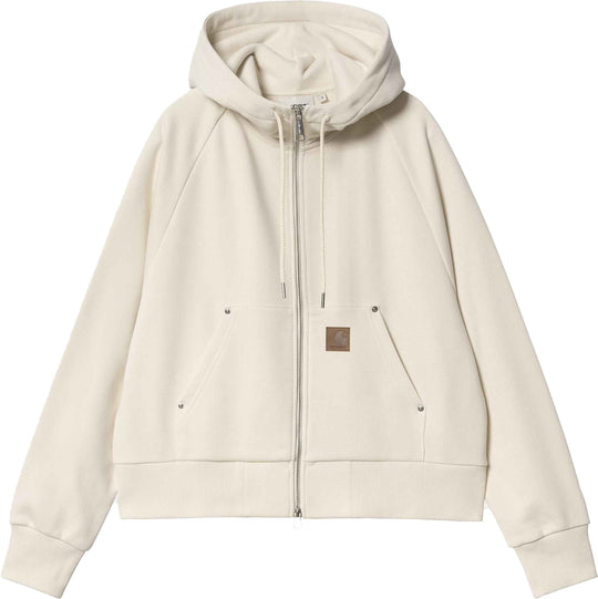  Carahrtt Wip Felpa W Hooded Eldon Jacket Natural Carhartt Wip Donna
