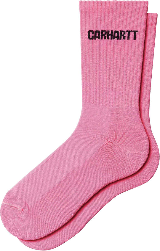 Carhartt Wip Calze Industry Socks Lumo Pink Black Uomo