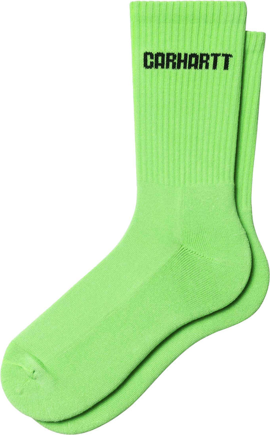  Carhartt Wip Calze Industry Socks Lumo Green Black Uomo