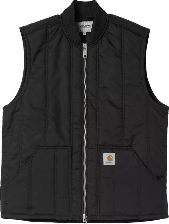  Carhartt Wip Gilet Lachlan Vest Liner Black Uomo