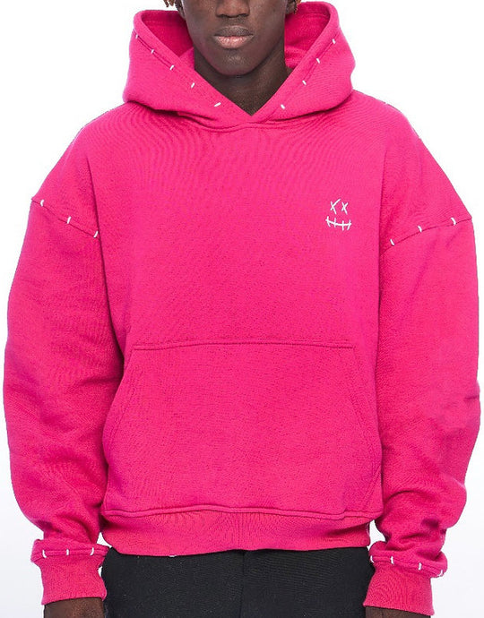  Crossy Studios Felpa Icon Hoodie Volt Pink Uomo Voltpink