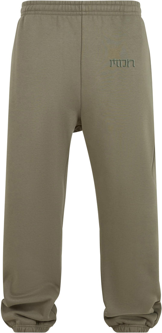  Mdn Pantaloni Japan Logo Tonal Ebroided Sweatpant Sage Green Uomo Sagegreen