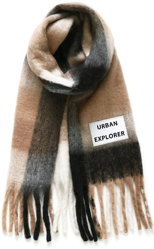  Verb To Do Sciarpa Urban Explore Maxi Scarf Uomo Multicolor