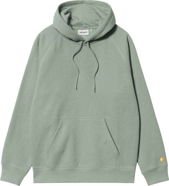  Carhartt Wip Felpa Chase Sweat Frosted Green Gold Uomo Greengold