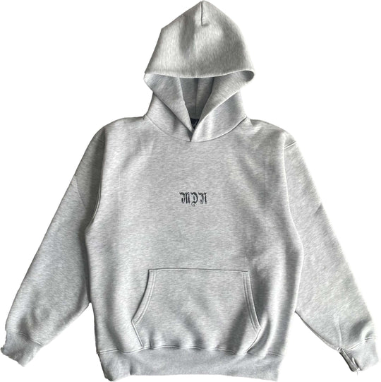  Mdn Felpa Gothic Moon Hoodie Ash Heather Grey Uomo