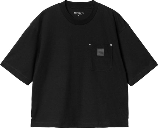  Carhartt Wip T-shirt W Ss Eldon T-shirt Black Donna Nero