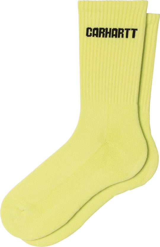  Carhartt Wip Calze Industry Socks Lumo Yellow Black Uomo