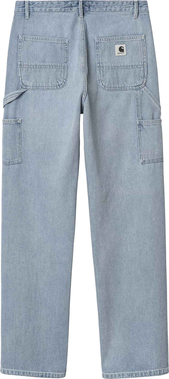  Carhartt Wip Jeans W Pierce Pant Straight Blue Light Stone Washed Donna Bluelight