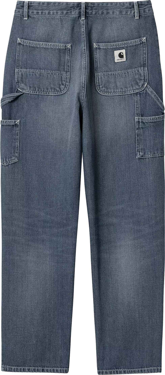  Carhartt Wip Jeans W Pierce Pant Straight Blue Dark Used Wash Donna Bluedark